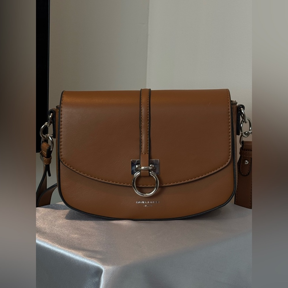 David Jones Clematis Women’s Messenger Crossbody Handbag | Adjustable Strap